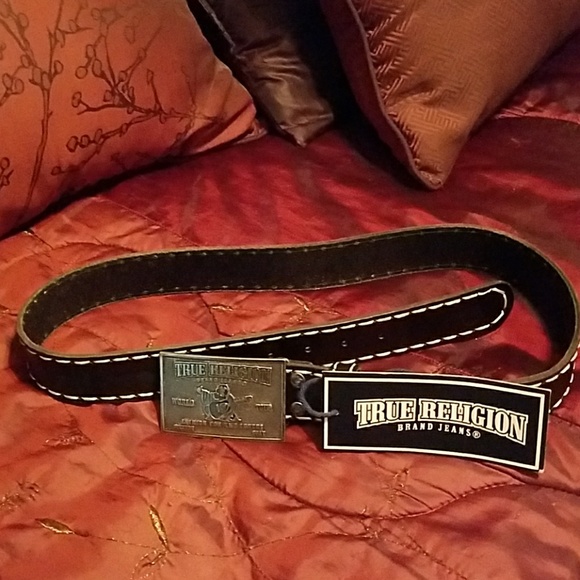 red true religion belt